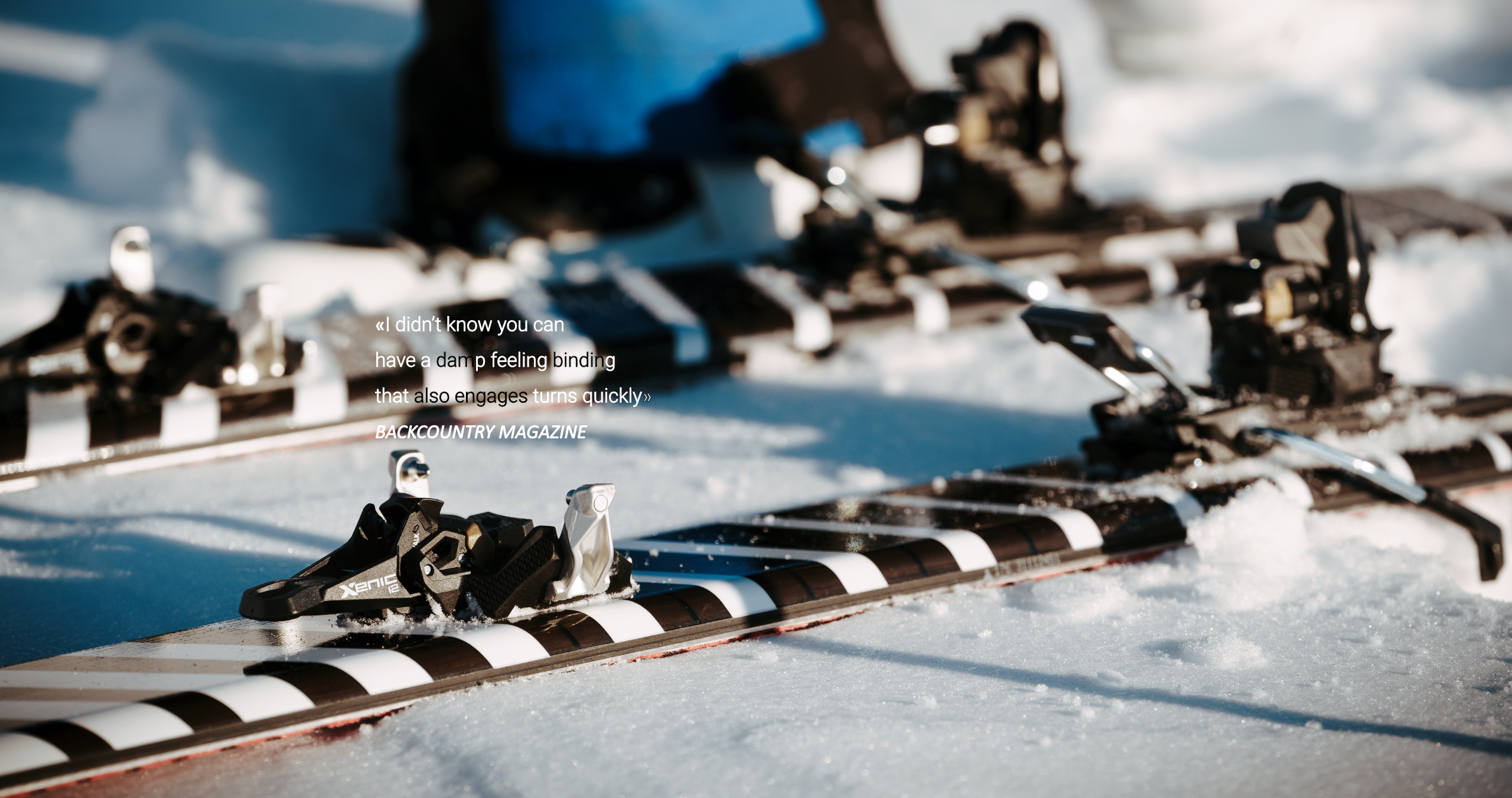 Xenic: Peak performer. Lightweight ski touring binding with added