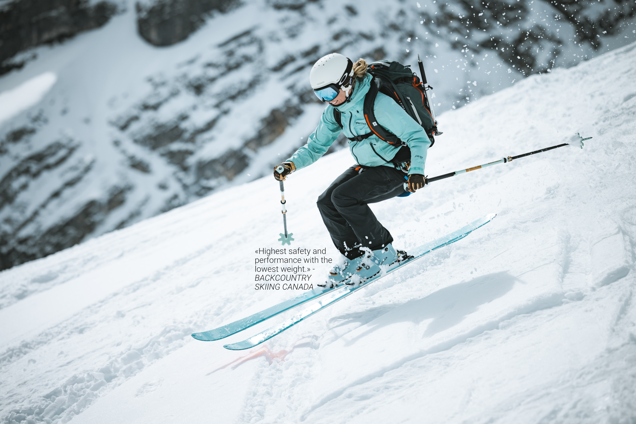 Xenic: Peak performer. Lightweight ski touring binding with