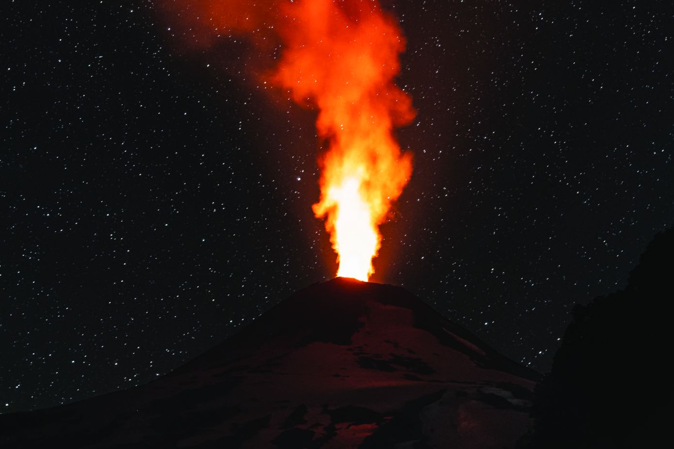 Feuer und Eis Skifahren im Land der Vulkane
